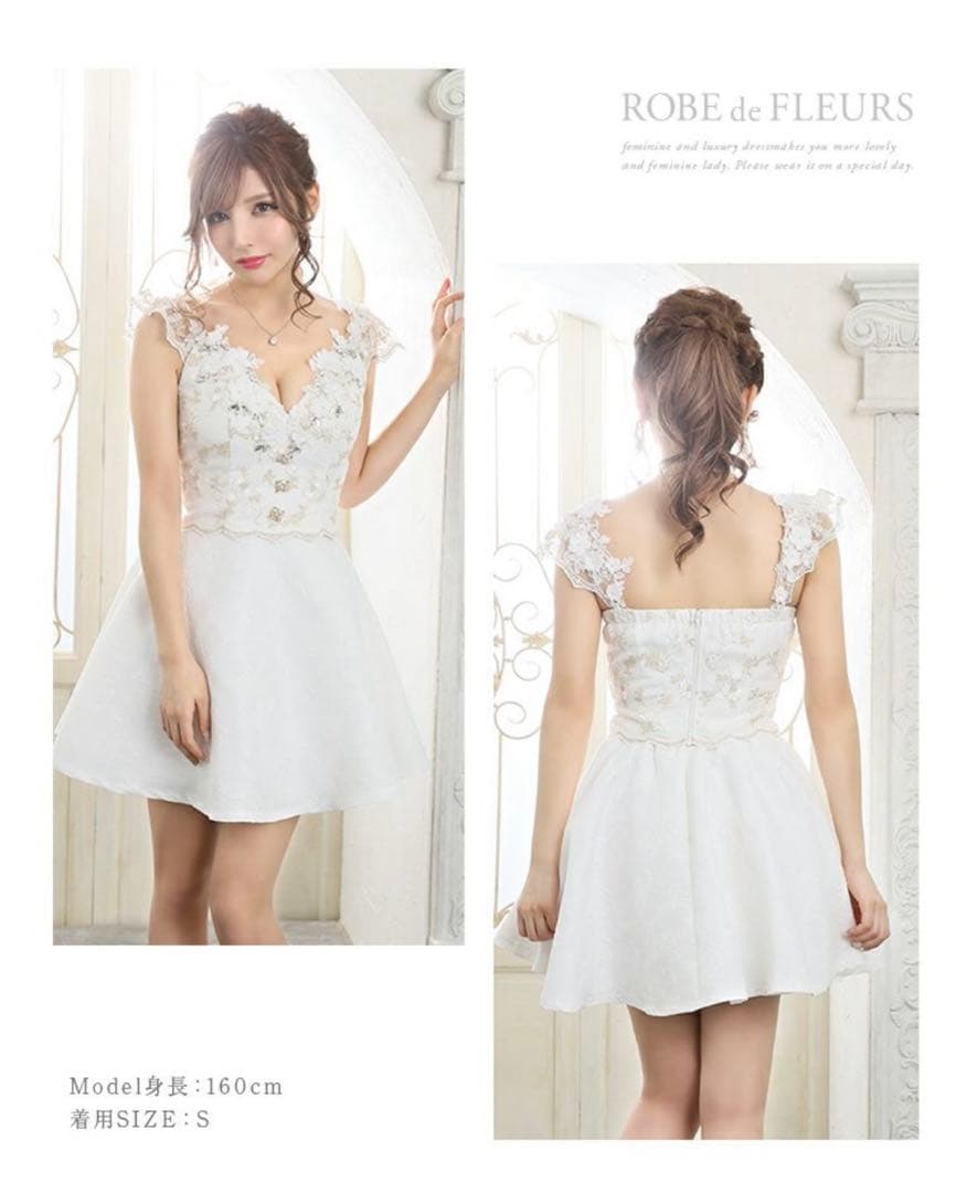 ROBEdeFLEURS(ローブドフルール) フレア　ドレス