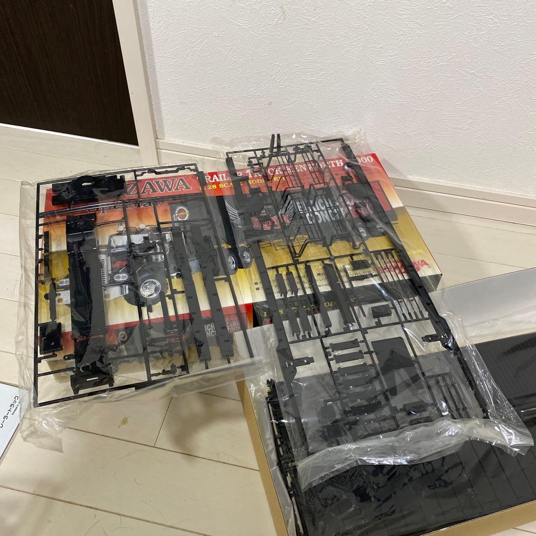 激レア！未組立 矢沢永吉 トランポ スペシャル トレーラートラック プラモデル