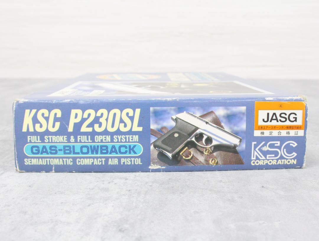 ▲KSC SIG SAUER P230SL シルバー ガスブローバック JASG