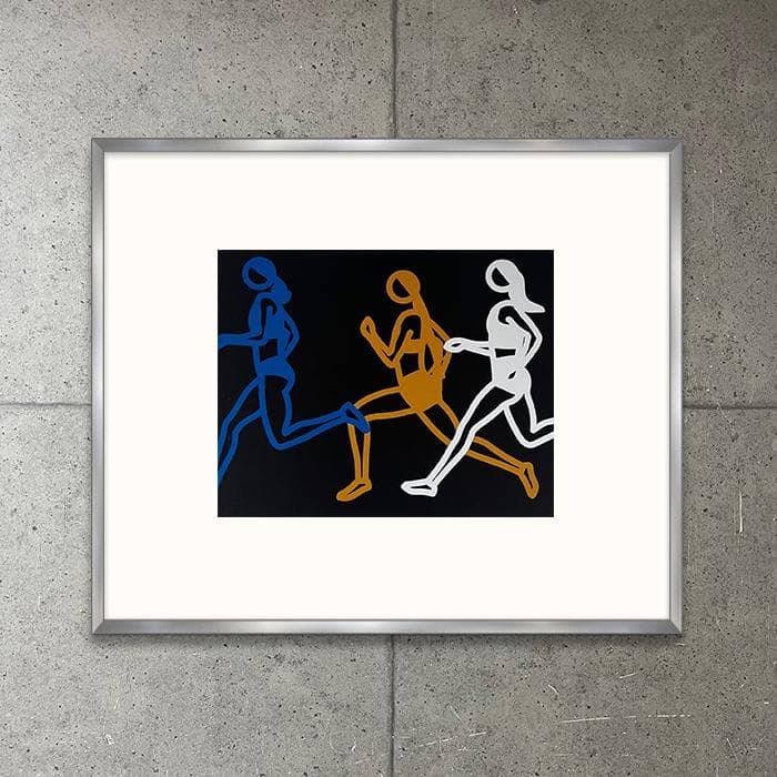 限定マット額装品/Marathon Women/ジュリアン・オピー