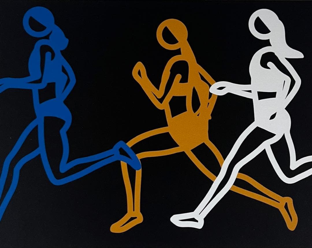 限定マット額装品/Marathon Women/ジュリアン・オピー