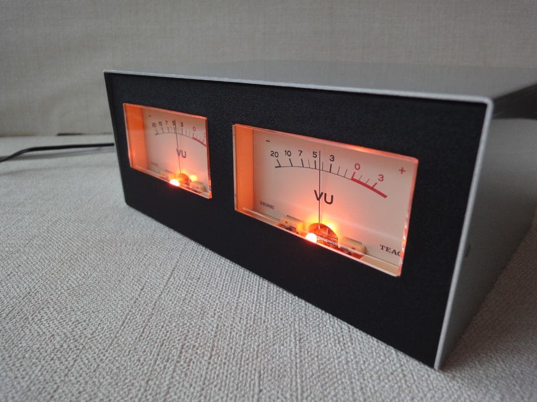自作ステレオVUメーター192号機（TEACワイドタイプ大型）