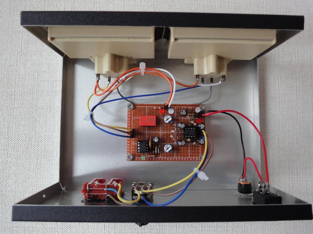 自作ステレオVUメーター192号機（TEACワイドタイプ大型）