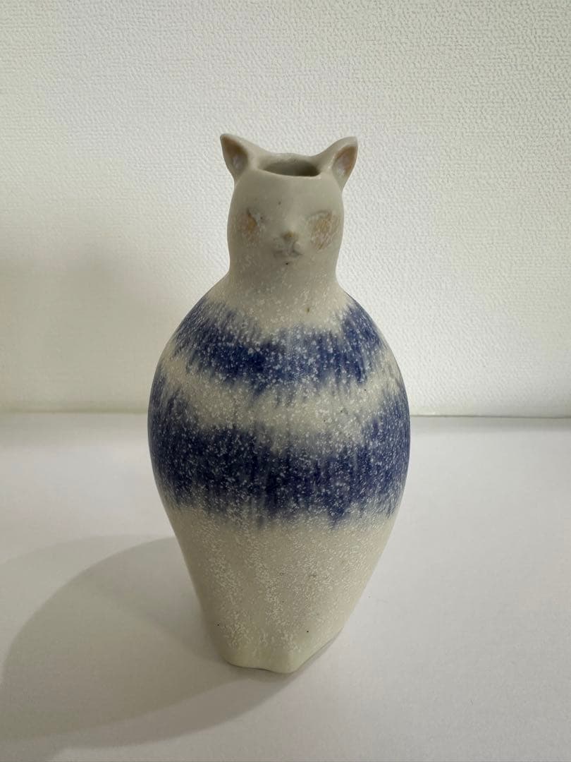 長谷川風子　一輪挿し　ネコ　猫　花瓶　ねこ