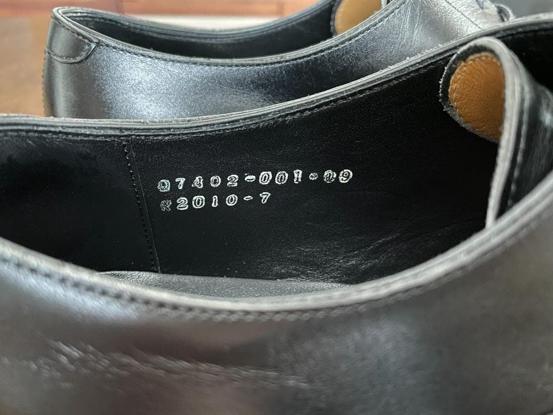 三陽山長 友二郎 ストレートチップ 7 25cm 日本製 新品純正ツリー付